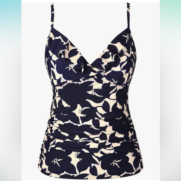 NWT Hilor Womens Swim Top US 12 - Picture 2 of 10